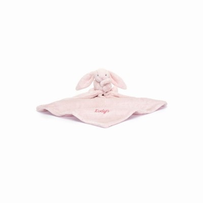 Jellycat Bashful Pink Bunny Soothers USA | 68041OKAL